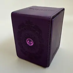 Ultra Pro Magic the Gathering Purple Mana Premium Deck Box Alcove Flip Rare OOP - Image 1