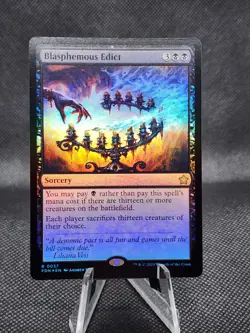 MTG - [FOIL] Blasphemous Edict - Foundations - Image 3