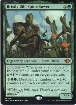 MTG: Outlaws at Thunder Junction: Foil Bristly Bill, Spine Sower : LP Condition - Image 1