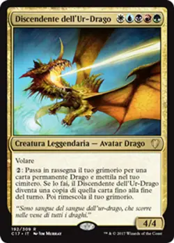 Scion of the Ur-Dragon - Time Spiral (MTG) Excellent Italian - Image 1