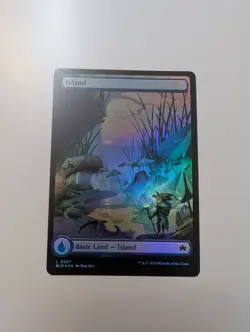 MTG - Island 0267 (Foil) - Bloomburrow NM/M Condition - Image 1