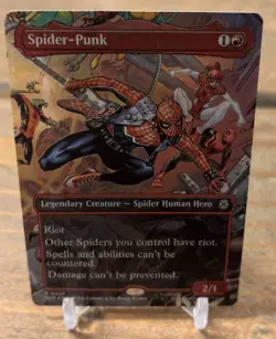 Spider-Punk (Borderless Foil) 0207 Marvel's Spider-Man MTG - NM/M - Image 1