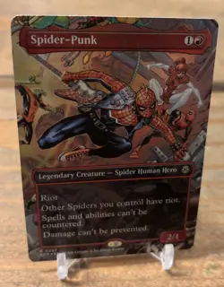 Spider-Punk (Borderless Foil) 0207 Marvel's Spider-Man MTG - NM/M - Image 2