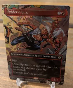 Spider-Punk (Borderless Foil) 0207 Marvel's Spider-Man MTG - NM/M - Image 3