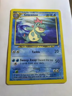 Pokemon TCG Croconaw Neo Genesis 32/111 Regular Unlimited Uncommon - Image 1