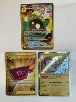 Iono's Bellibolt EX 188/159 Lure Module SECRET Pokemon Go Pachirisu Shiny Lot - Image 1