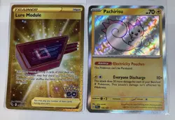 Iono's Bellibolt EX 188/159 Lure Module SECRET Pokemon Go Pachirisu Shiny Lot - Image 3