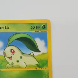 Pokemon Chikorita 100/165 EX Expedition - MP/LP TCG - Image 3