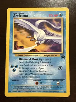Articuno 22 MP Pokemon TCG Black Star Promo WOTC - Image 1