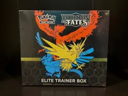 Pokemon TCG Sun & Moon Hidden Fates Elite Trainer Box - Factory Sealed - Image 1