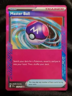 MASTER BALL ACE SPEC 153/162 HOLO RARE - TEMPORAL FORCES - POKEMON TCG NM/MINT - Image 1