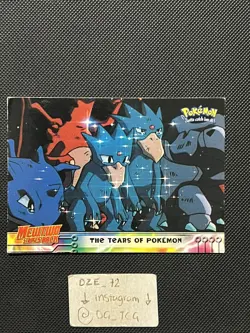 Pokemon Topps Mewtwo Strikes Back - The Tears Of Pokemon - #37 - VLP - Image 2