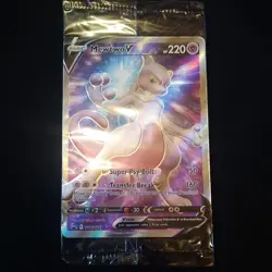 Mewtwo V SWSH229 SEALED Black Star Promo Sword & Shield Promo Pokemon - Image 1