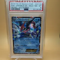 Pokemon TCG Ash-Greninja EX XY133 Blackstar Promo PSA 8 - Image 1