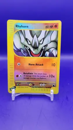Pokemon Rhyhorn 91/144 Skyridge Reverse Holo (LP) - Image 1