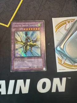 Gaia the Dragon Champion LOB-125 Secret Rare Legend Of Blue Eyes 190💎NM💎 - Image 1