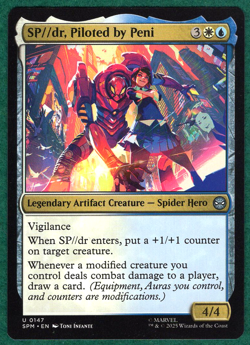 SP dr, Piloted by Peni - Marvel's Spider-Man SPM #147 - Magic MTG Card - Image 1