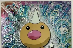 WEEDLE #13, Series 1 - 2000, Topps TV Animation Edition Chrome Pokemon Card - Image 5
