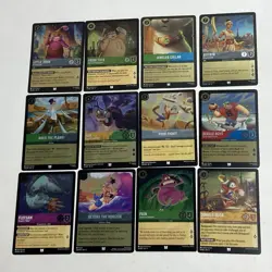 Disney Lorcana Card Lot Of 57 (All Common/Uncommon Foil) All Pictured - Image 2