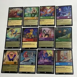 Disney Lorcana Card Lot Of 57 (All Common/Uncommon Foil) All Pictured - Image 3