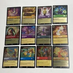 Disney Lorcana Card Lot Of 57 (All Common/Uncommon Foil) All Pictured - Image 4