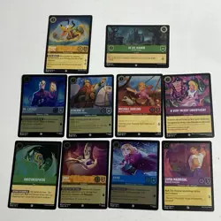 Disney Lorcana Card Lot Of 57 (All Common/Uncommon Foil) All Pictured - Image 5