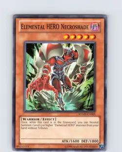 Yu-Gi-Oh TCG Elemenatal HERO Necroshade RYMP-EN005 Unlimited Common Card NM - Image 1
