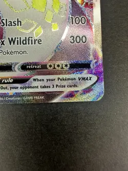 Pokemon TCG Charizard VMAX Holo Ultra Rare Card SV107/SV122 Shining Fates - Image 4