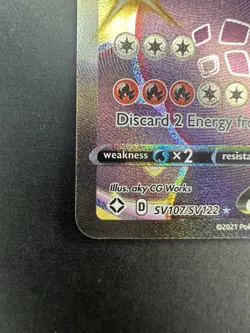 Pokemon TCG Charizard VMAX Holo Ultra Rare Card SV107/SV122 Shining Fates - Image 5