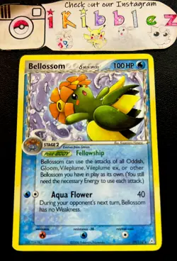 Bellossom Delta Species 19/110 MP Vintage Pokemon Card. Free Tracked Shipping! - Image 1