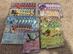 Pokemon BlackBolt/WhiteFlare Bulk EX Cards Lot of 45 ALL NM - Image 1