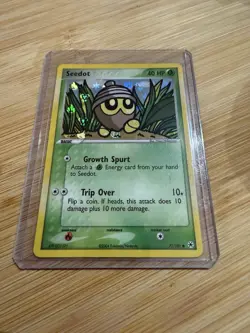 Seedot 71/101 EX Hidden Legends Reverse Holo Vintage Pokemon TCG Card - Image 2
