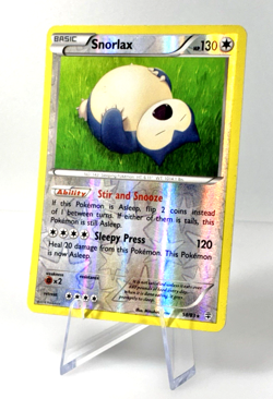 2016 Pokemon Snorlax 58/83 Generations Reverse Holo Card - Image 4