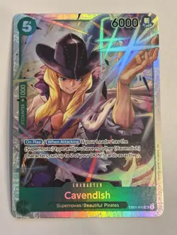 One Piece Cards Game Cavendish EB01-012 SR English PRB-02 Reprint - Image 1