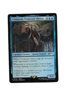 MTG Magic Final Fantasy Ultimecia, Temporal Threat P 0001 PRM EN Foil card NM - Image 1