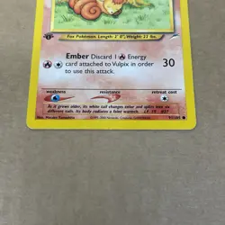 Pokemon Card - Vulpix Neo Destiny 1st Edition 91/105 Common MP - Image 2