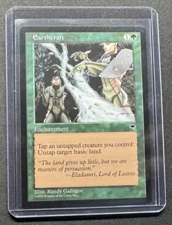 Rare Earthcraft MTG Card Enchantment, Tempest Near Mint Condition MTG NP - Image 1