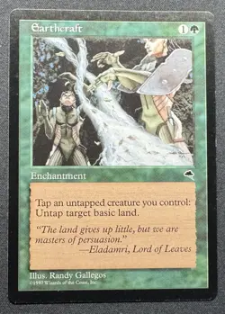 Rare Earthcraft MTG Card Enchantment, Tempest Near Mint Condition MTG NP - Image 2