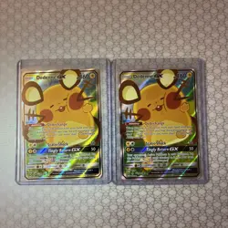 2x Dedenne GX 195A/214 Pokemon Card Alternate Art Holo NM - Unbroken Bonds - Image 3