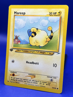 Pokemon Card Mareep 1st Edition Neo Destiny 75/105 Common LP - Image 2