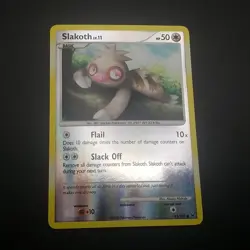 Slakoth 95/127 - Reverse Holo - PLATINUM - 2009 NINTENDO Pokemon Card - NM/M - Image 1