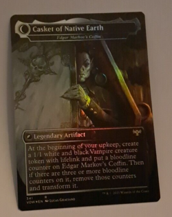 Dracula the Voyager Borderless FOIL NM Crimson Vow Magic the Gathering MTG - Image 2