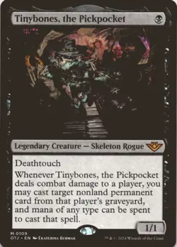 MTG Tinybones, the Pickpocket Normal NM Outlaws of Thunder Junction Magic 109 - Image 1