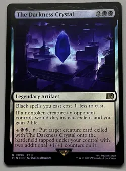 MTG Final Fantasy The Darkness Crystal Legendary Artifact RARE FOIL #0096 - Image 1