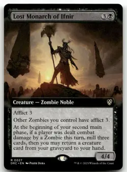 Lost Monarch of Ifnir (Extended Art) #27 MTG Aetherdrift NM X1 - Image 1