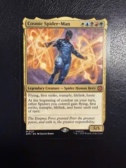 MTG Cosmic Spider-Man SPM 0127 M NM Regular - Image 1