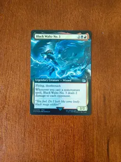 Magic MTG Final Fantasy - Black Waltz No. 3 EXTENDED ART FOIL 0478 - Image 1