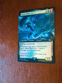 Magic MTG Final Fantasy - Black Waltz No. 3 EXTENDED ART FOIL 0478 - Image 2