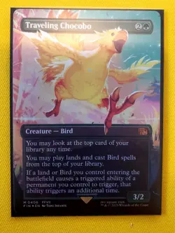 Traveling Chocobo (Borderless) Final Fantasy Foil Mint Condition 🔥 - Image 3