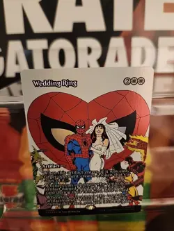Mtg Magic Spider-Man Wedding Ring Full Art Mythic Foil M 0007 - Image 1